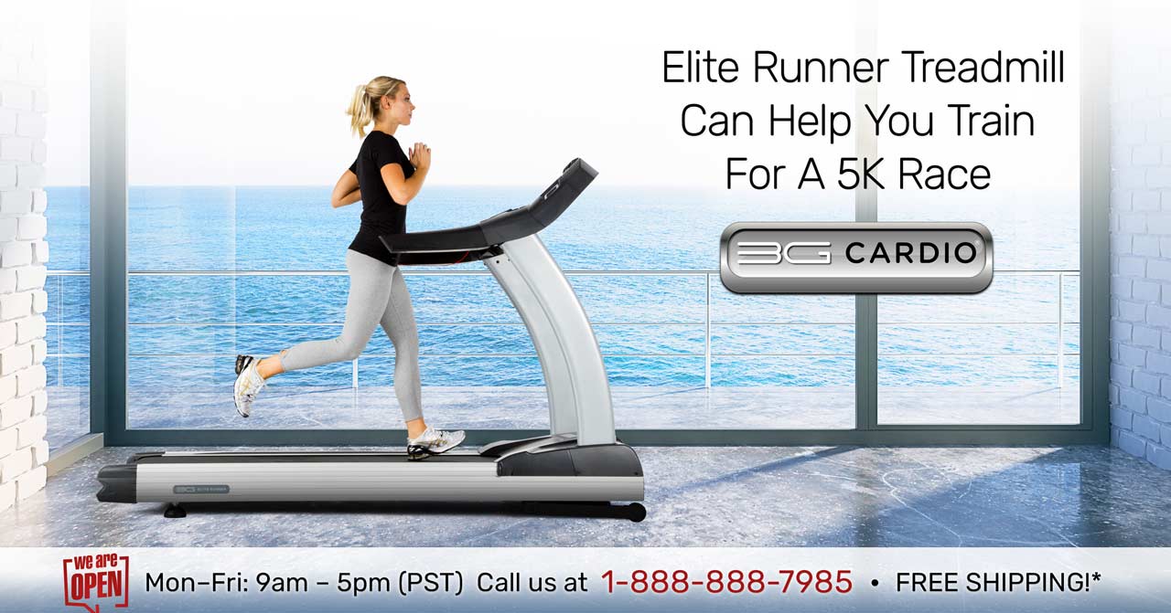 Elite Runner Treadmill help you train for a 5K race