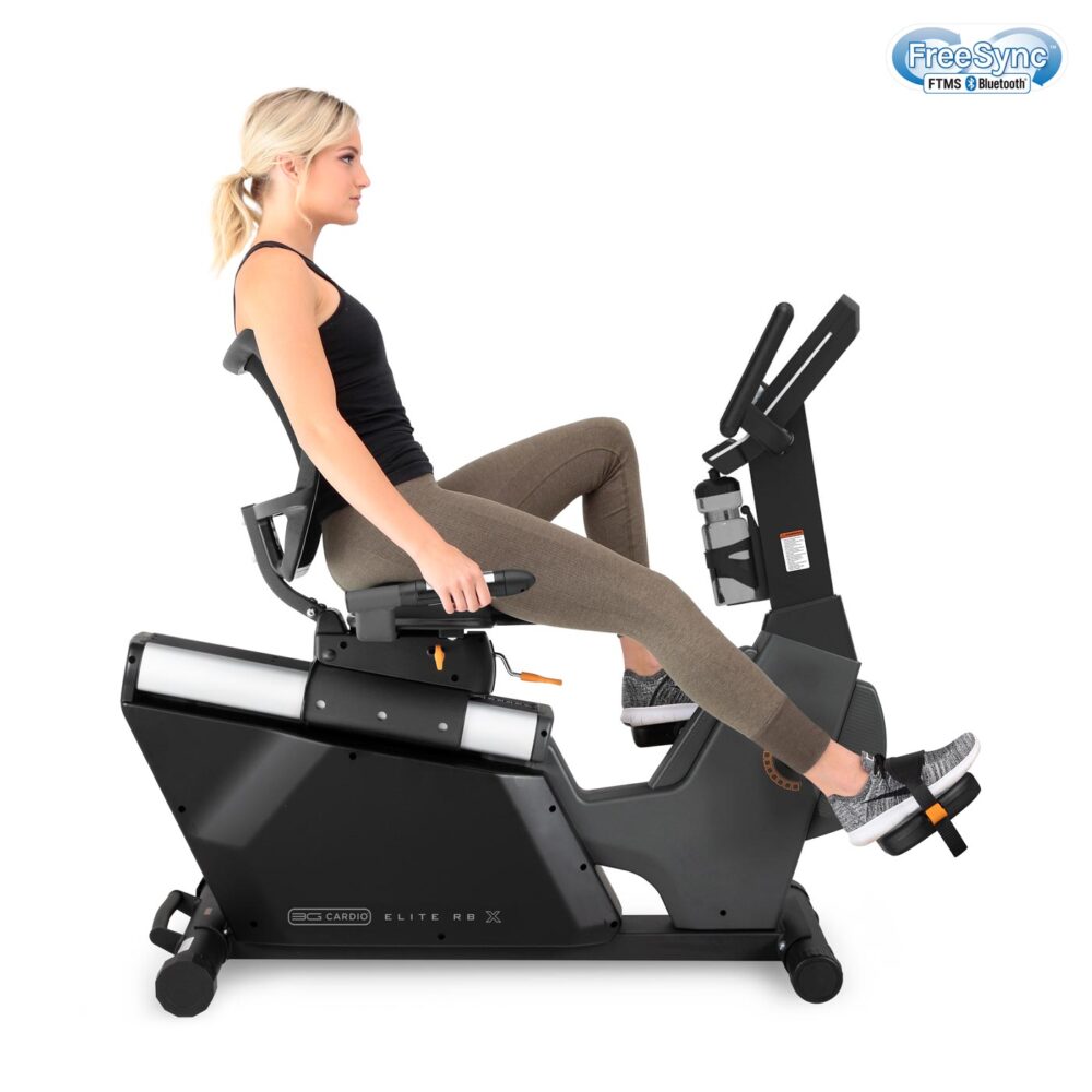 3G Cardio Elite RB X Recumbent Bike with FreeSync™ FTMS Bluetooth®